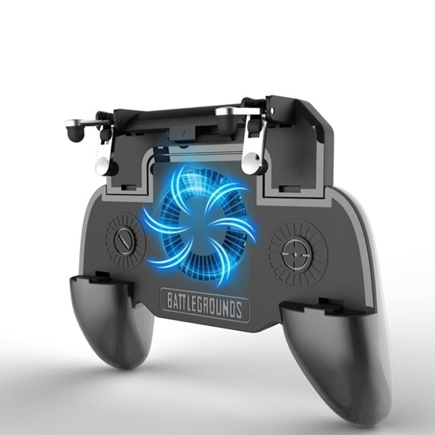 5-in-1 Mobile Gaming Controller with Built-In Fan and Powerbank