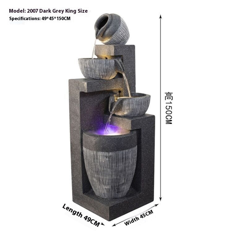 Indoor Fountain Water Decoration Living Room Humidifier Decoration