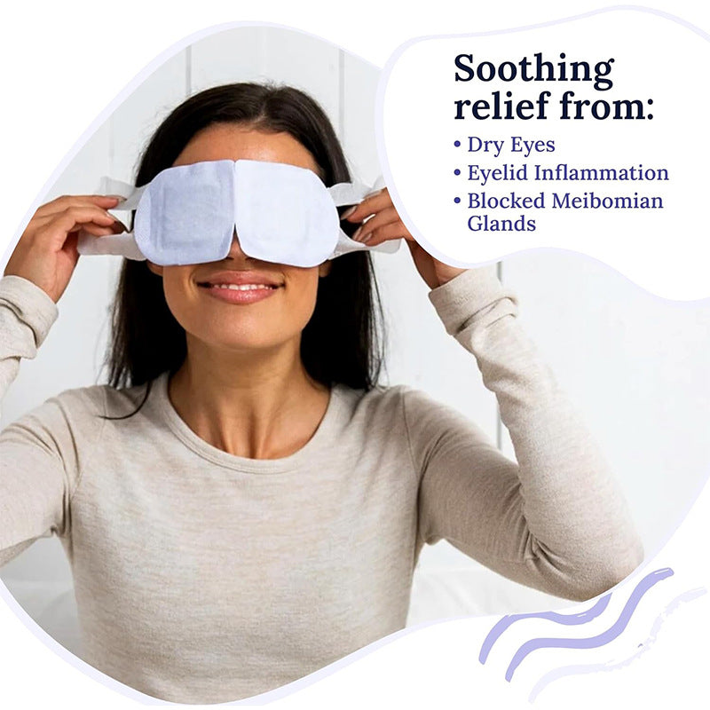 ⛅ Relaxing Steam Eye Mask – Instant Self-Heating Eye Fatigue Relief (Pack of 30)