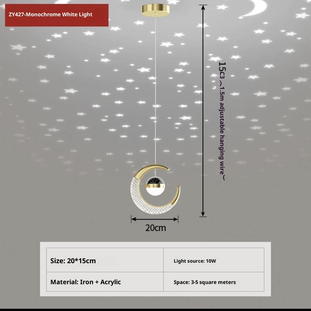 Adjustable Living Room And Dining Room Pendant Light